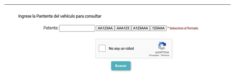 Paso 2 para consultar o cambiar el turno de la VTV en Berisso